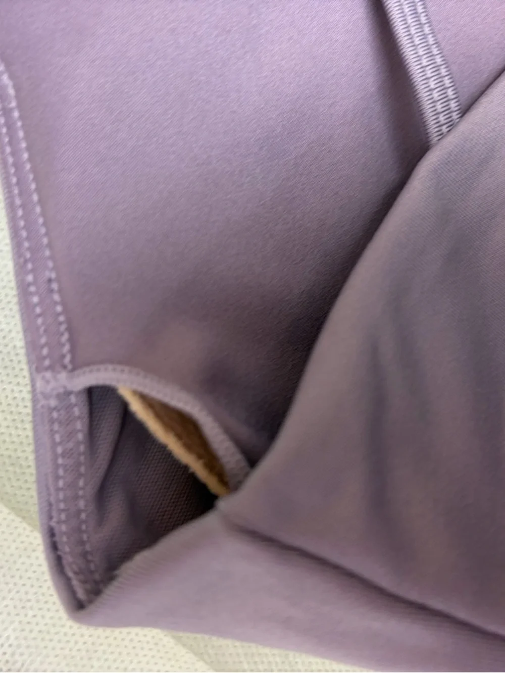 ALO Yoga Lavish Sports Bra in light purple. With removable pads. Size SMALL.